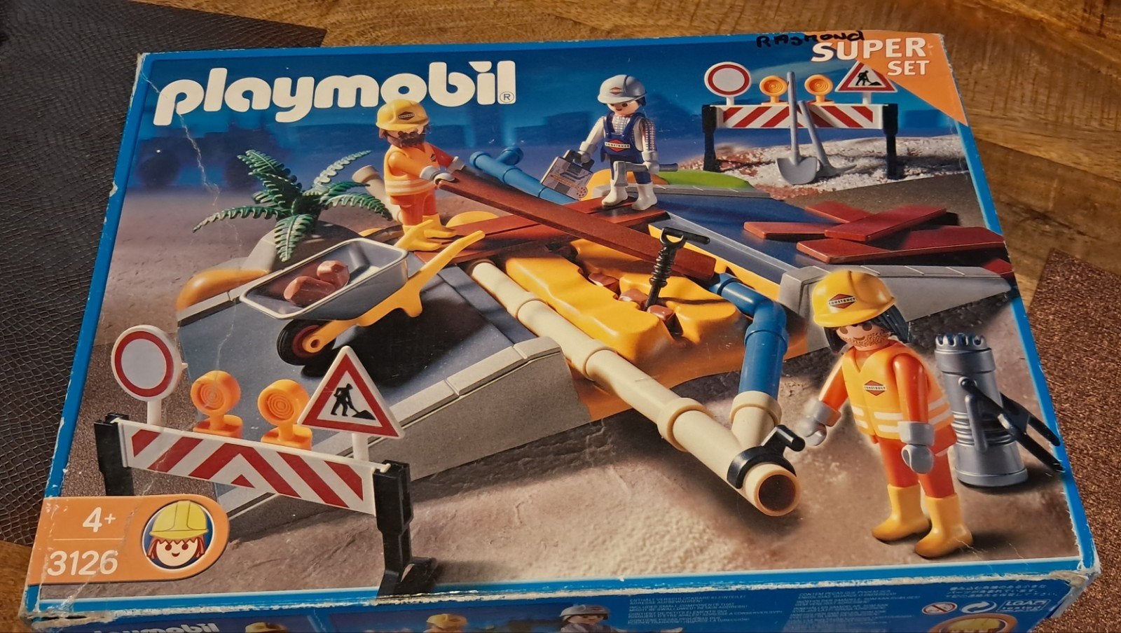playmobil super set wegenbouw 3126, Ophalen of Verzenden, Zo goed als nieuw, Complete set