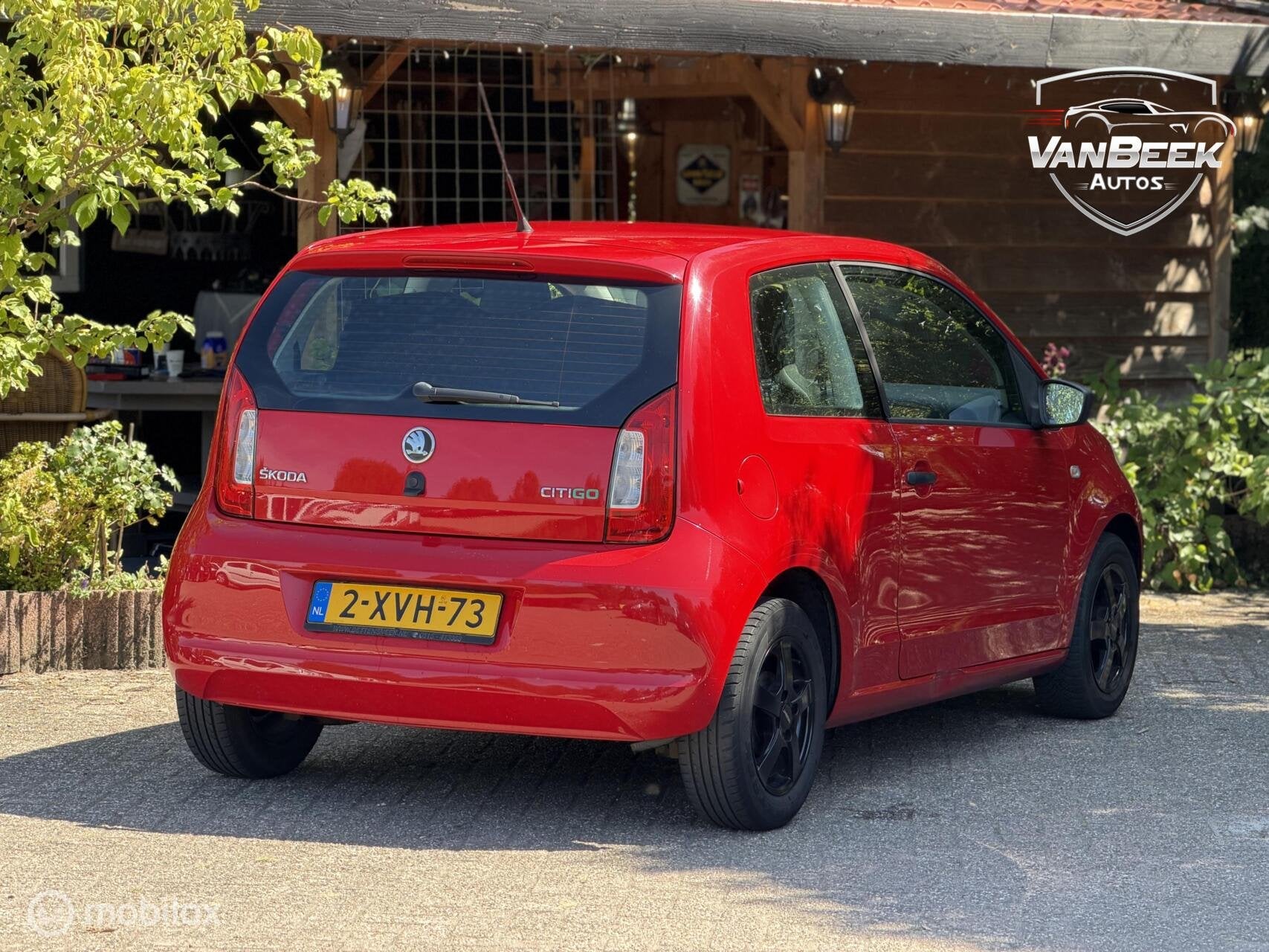 Skoda Citigo 1.0 Elegance Airco Navi Cruise, Voorwielaandrijving, Euro 5, Gebruikt, 840 kg