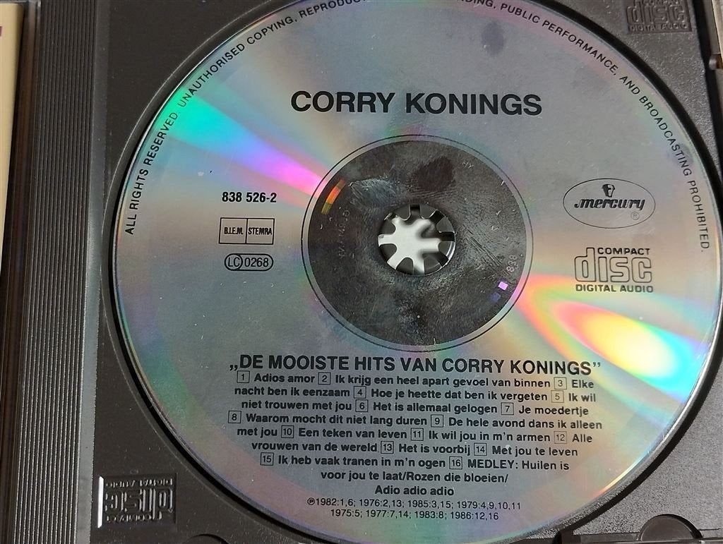Corry Konings - De Mooiste Hits Van, Ophalen of Verzenden, Zo goed als nieuw, Levenslied of Smartlap