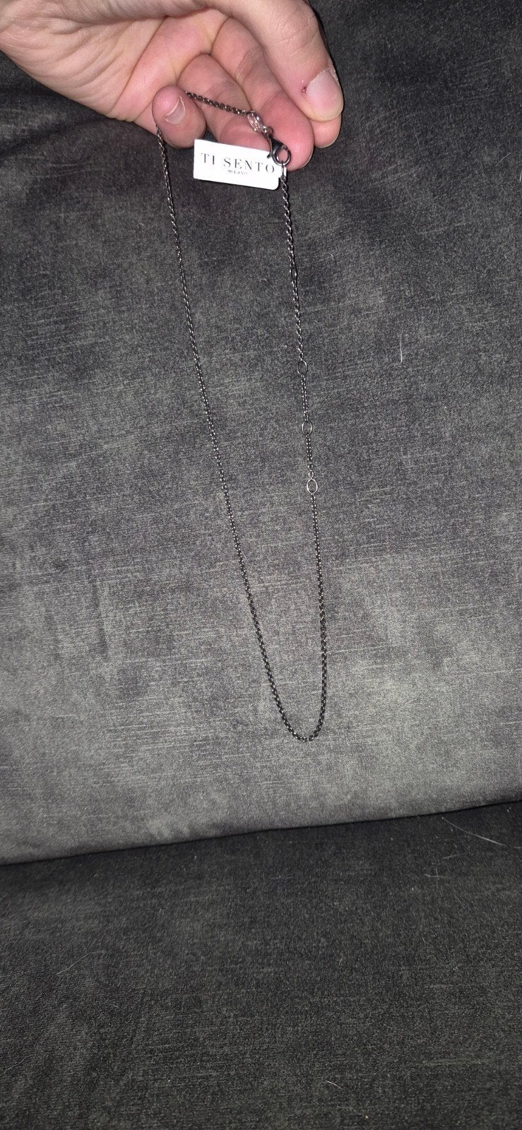 TI SENTO Milano Zilveren Ketting, Ophalen of Verzenden, Zo goed als nieuw, Zilver, Zilver