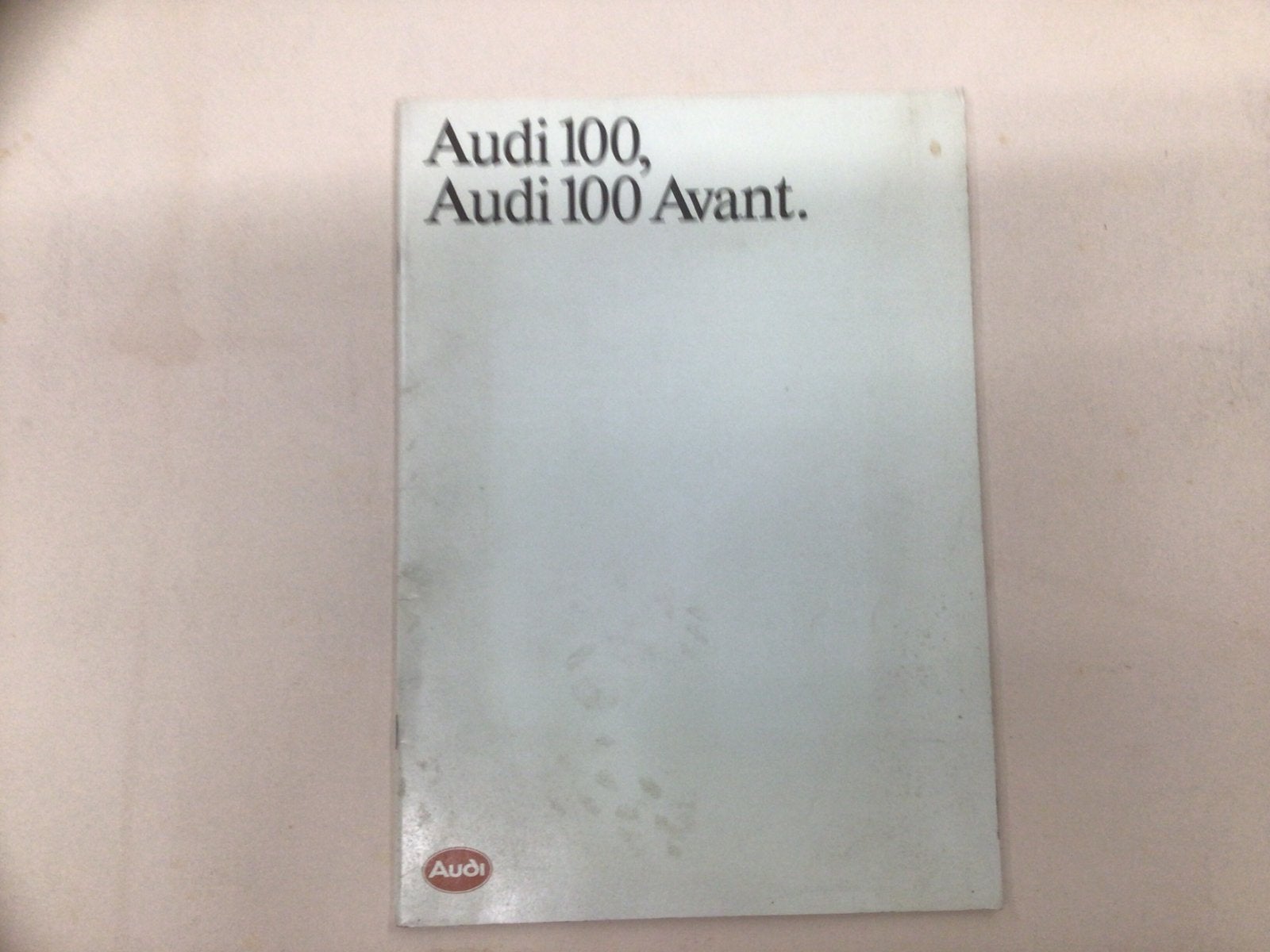 Audi 100, Audi 100 Avant brochure, Ophalen of Verzenden, Gelezen, Audi