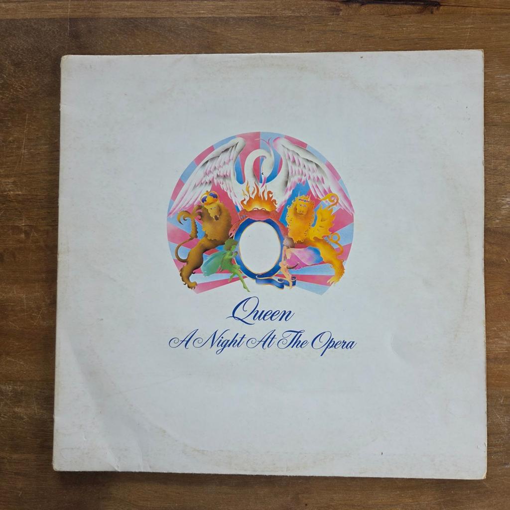 Queen - A Night At The Opera LP (1975) - Klassieke Rock, Gebruikt, Ophalen of Verzenden, 1970 - 1979, Inclusief binnenhoes