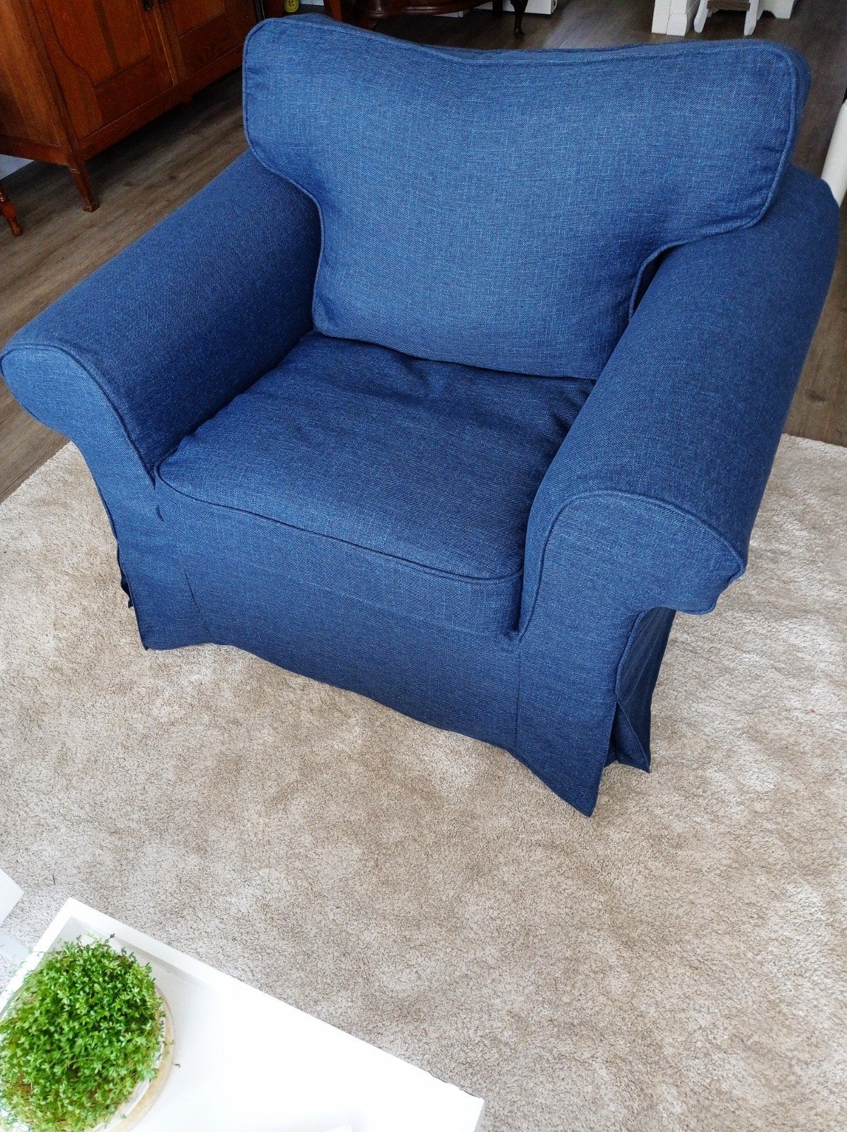 Ektorp fauteuil, Ophalen, Gebruikt, Eenpersoons, 75 tot 100 cm