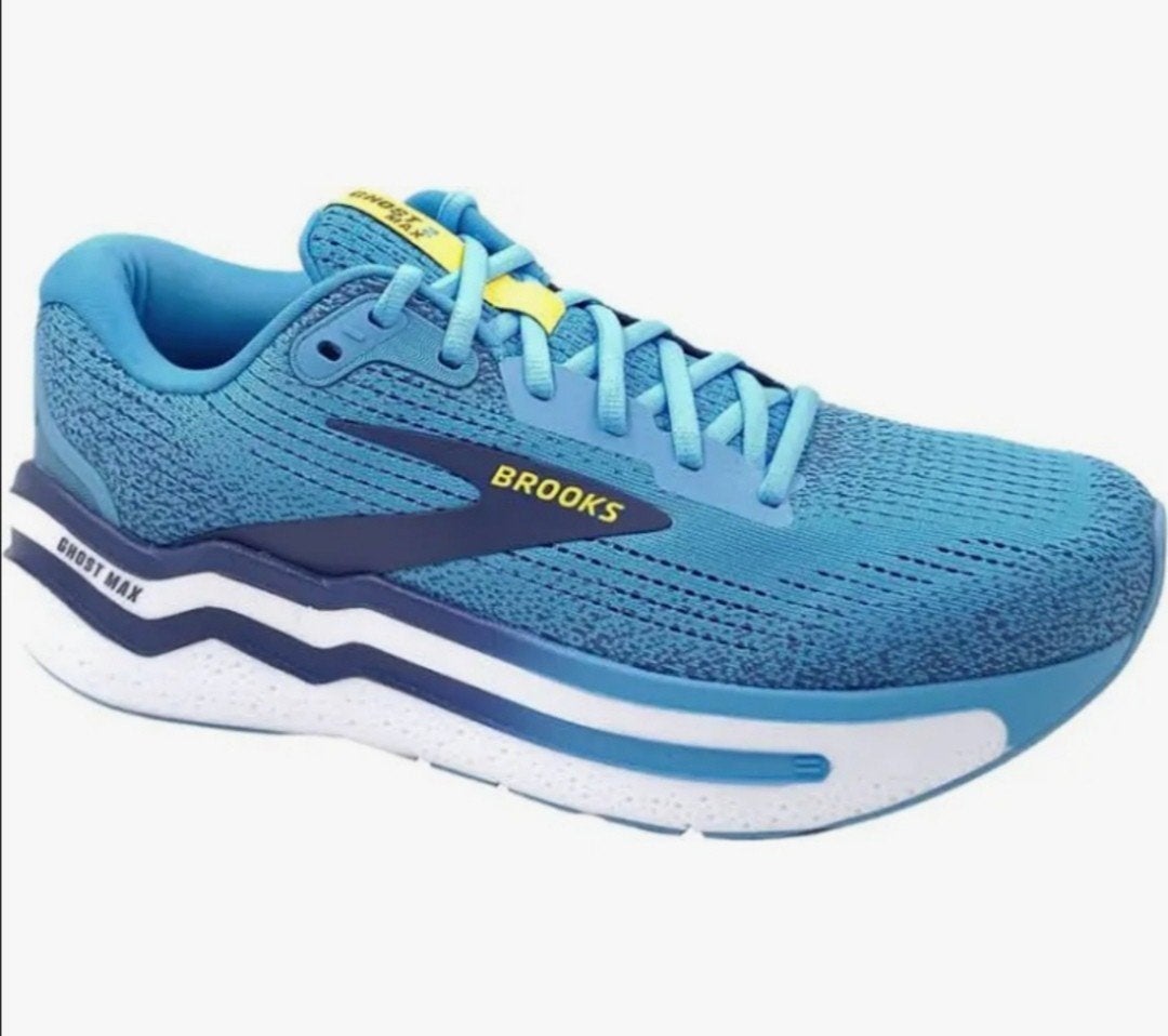 Brooks Ghost Max 2 Hardloopschoenen - Bonnie Blue/Yellow, Ophalen of Verzenden, Blauw