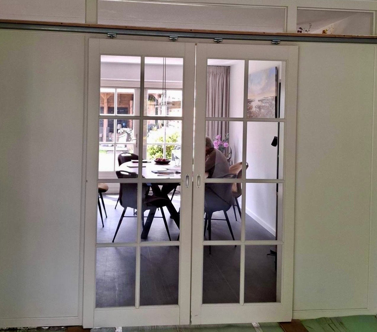 Glazen ensuite binnendeur, Ophalen, Gebruikt, Minder dan 80 cm, Binnendeur