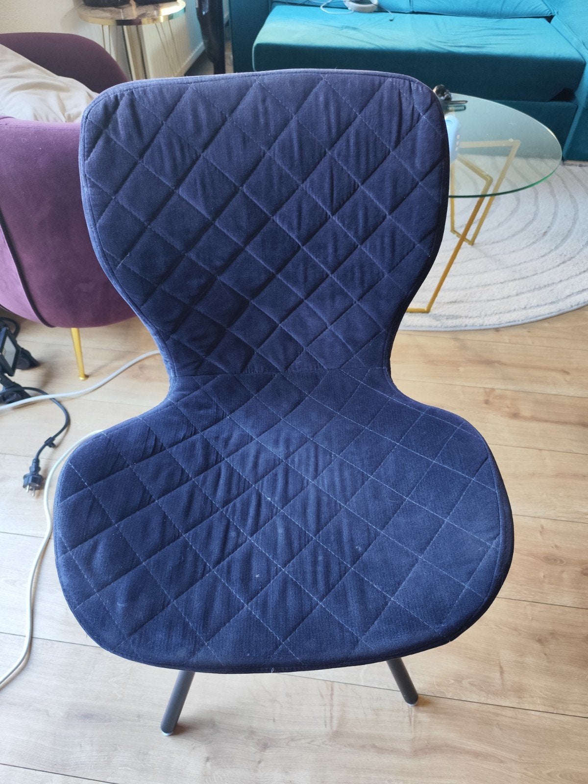 Twee zwarte Karwei stoelen, Ophalen, Gebruikt, Twee, Zwart
