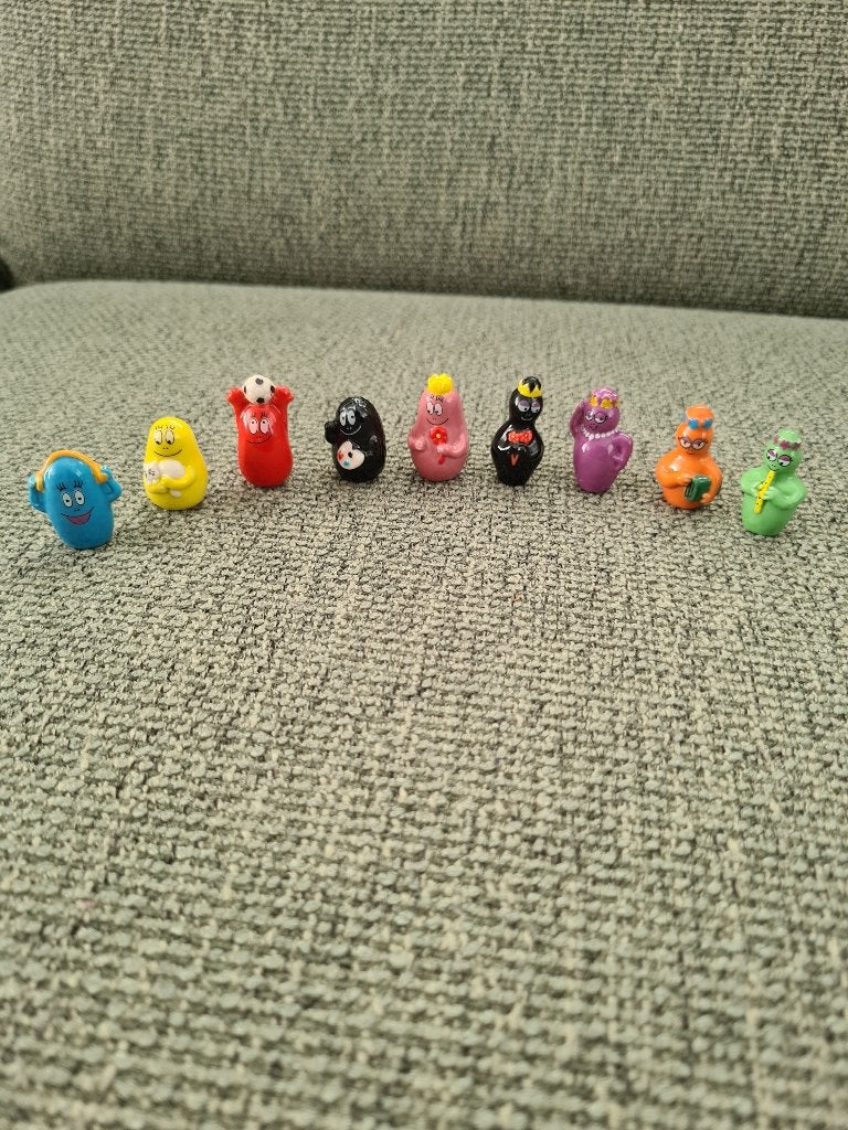 Barbapapa keramische mini poppetjes 2015, Ophalen of Verzenden, Zo goed als nieuw, Nvt, Nvt
