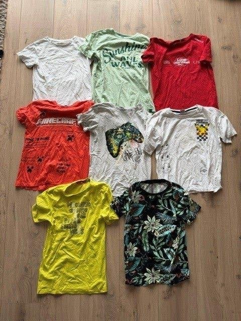 Kinderkleding 146-152: shirts 8 stuks (o.a. Pikachu), Kinderen en Baby's, Ophalen of Verzenden, Gebruikt, Jongen, Shirt of Longsleeve