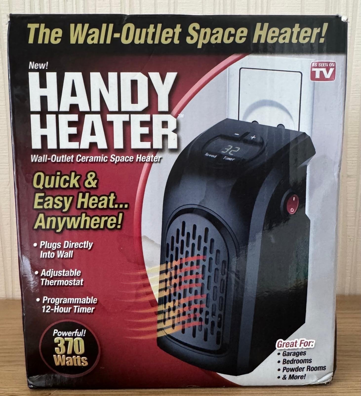 Handy Heater - Wandcontactdoos Keramische Kachel, Minder dan 30 cm, Minder dan 60 cm, Ophalen of Verzenden, 200 tot 500 watt