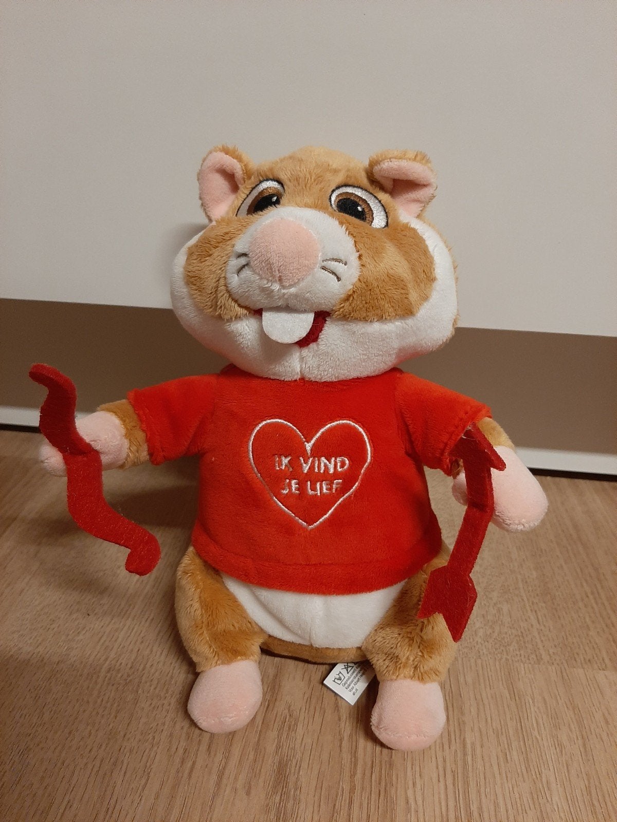 AH hamster knuffel valentijn cupido pijl en boog, Ophalen of Verzenden, Overige typen