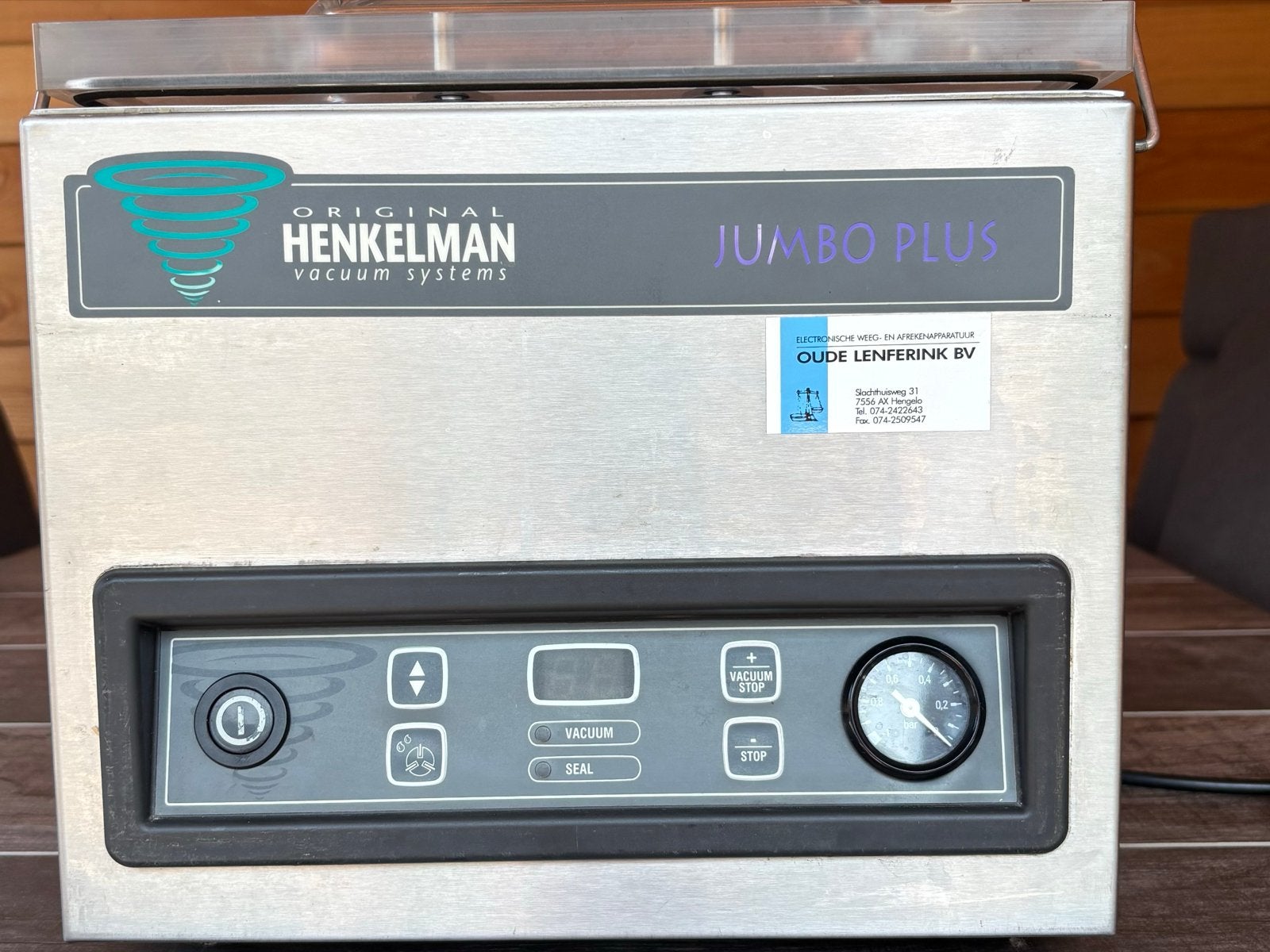 Henkelman Jumbo Plus Vacumeermachine, Ophalen of Verzenden, Gebruikt