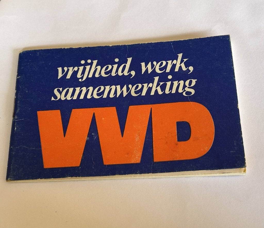 Notitieboekje VVD, Diversen, Ophalen of Verzenden, Zo goed als nieuw