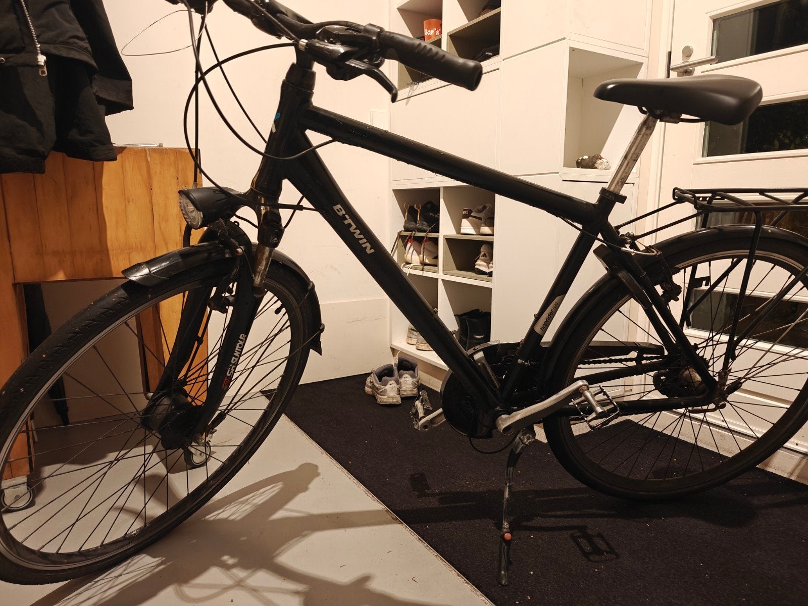 Btwin Hoprider 520 -Behoorlijk Gebruikte fiets - Maat XS / S, Fietsen en Brommers, Gebruikt, Velgrem, Versnellingen, Minder dan 49 cm