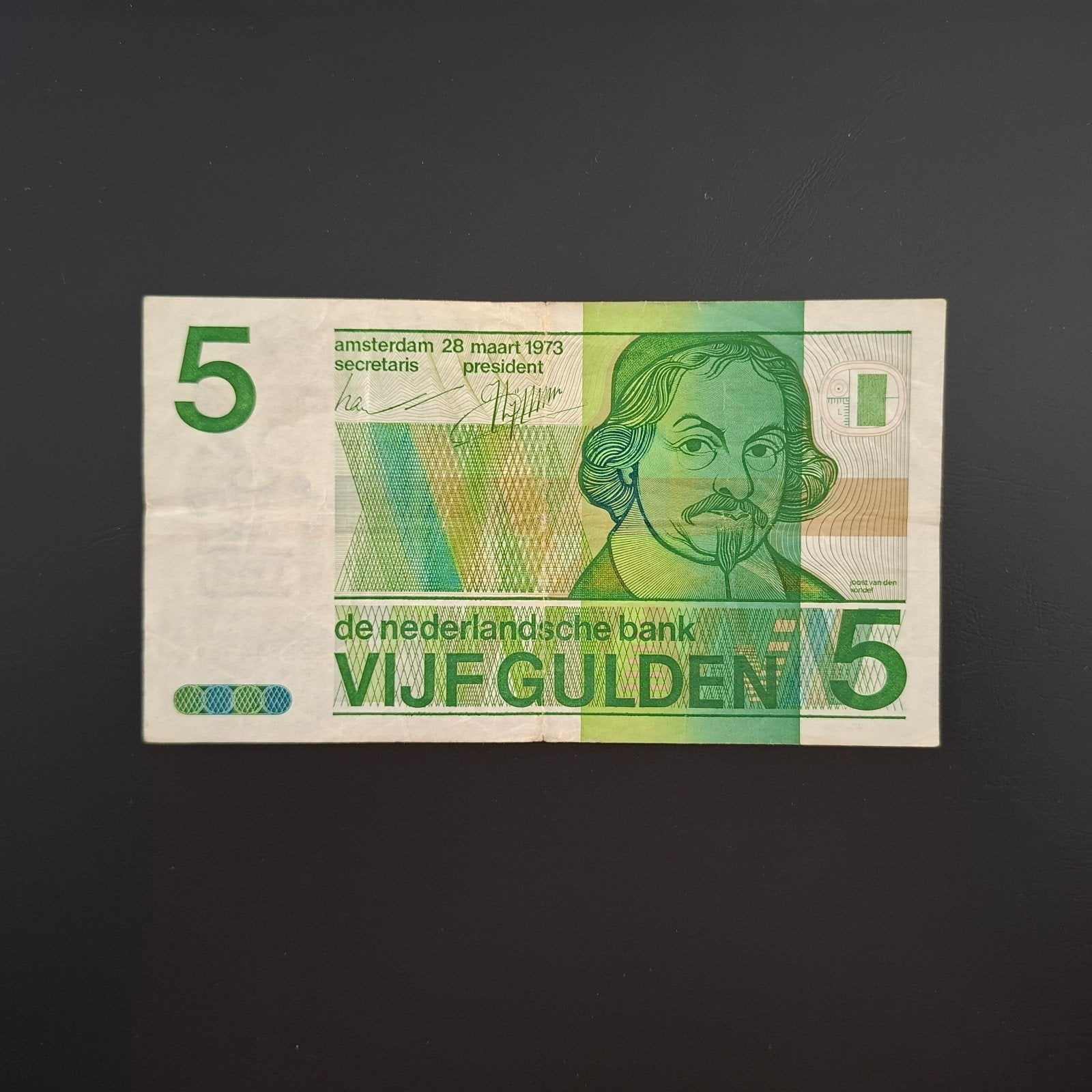 5 gulden Nederland #009, Verzenden, 5 gulden, Los biljet