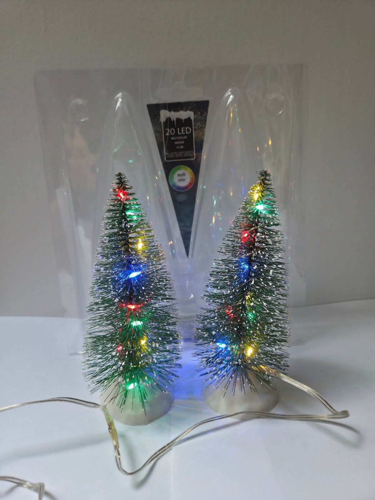 Kerstbomen 20 Led Multicolor 14 cm, Ophalen of Verzenden, Nieuw