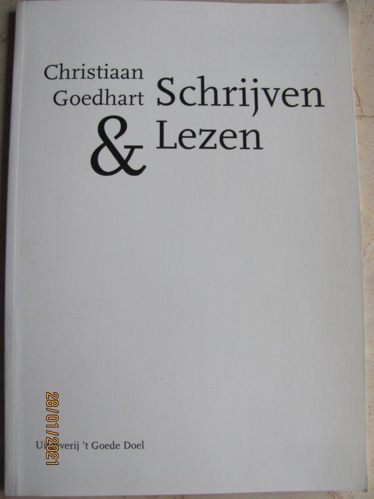 NIEUW gesigneerd boek GOEDHART "Schrijven & Lezen" 1ste 1997, Nieuw, Ophalen of Verzenden, Christiaan Goedhart, Eén auteur