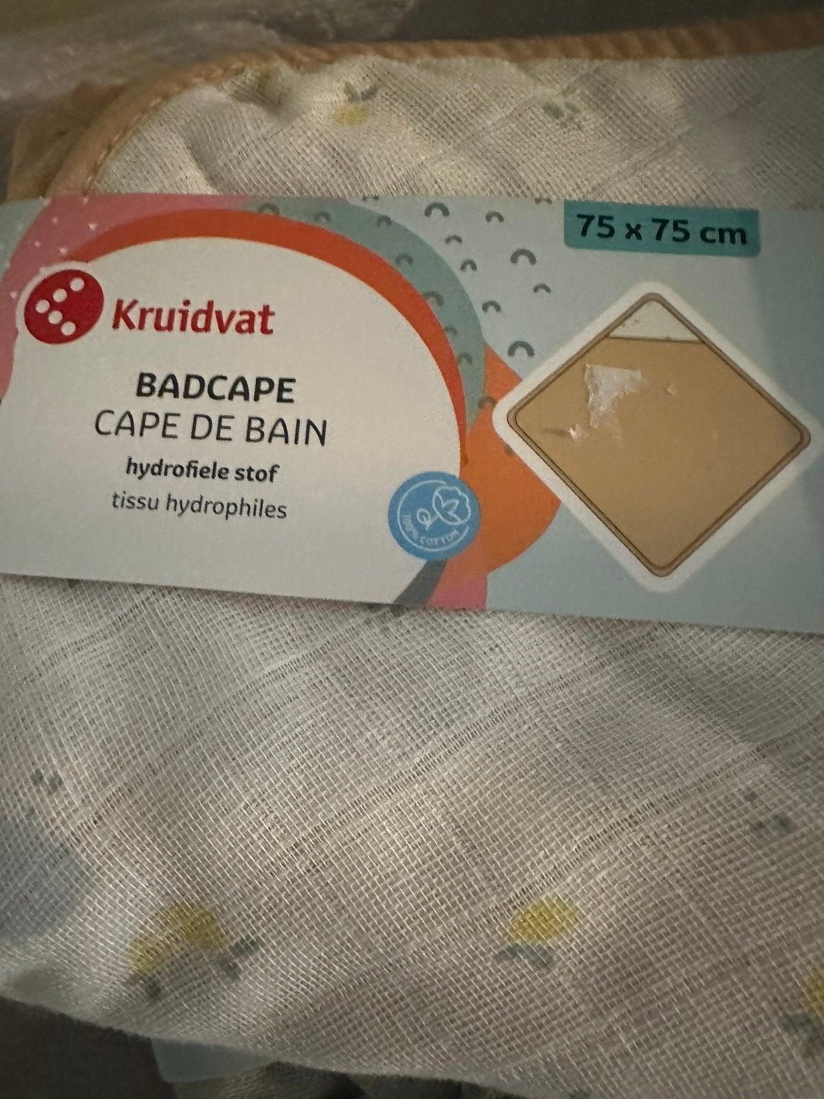 baby badcape nieuw, Ophalen of Verzenden, Nieuw