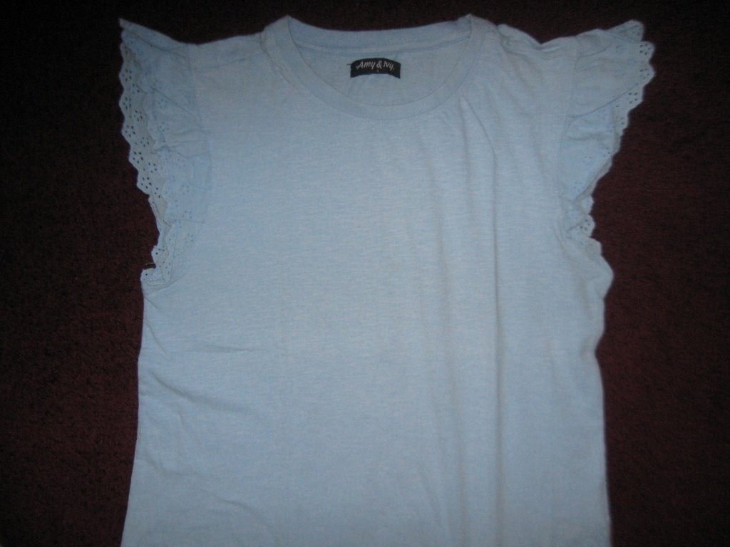 Amy & Ivy shirt S, Blauw, Ophalen of Verzenden, Korte mouw, Maat 36 (S)