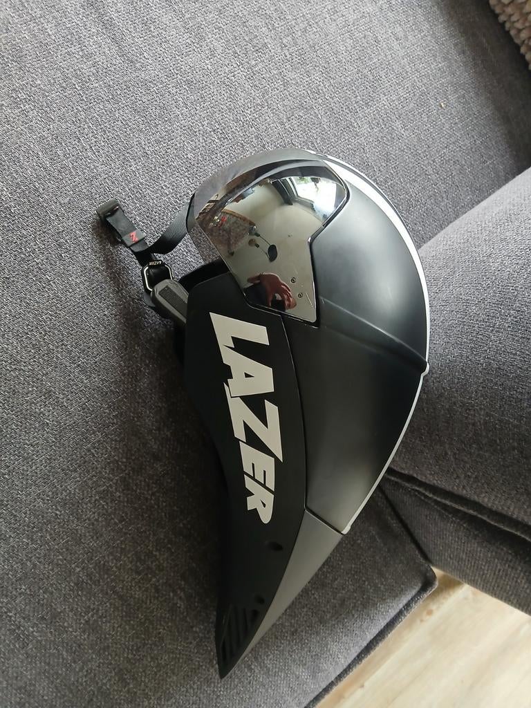 Lazer Wasp tijdrithelm maat L, Fietsen en Brommers, Lazer, Gebruikt, Ophalen of Verzenden, L