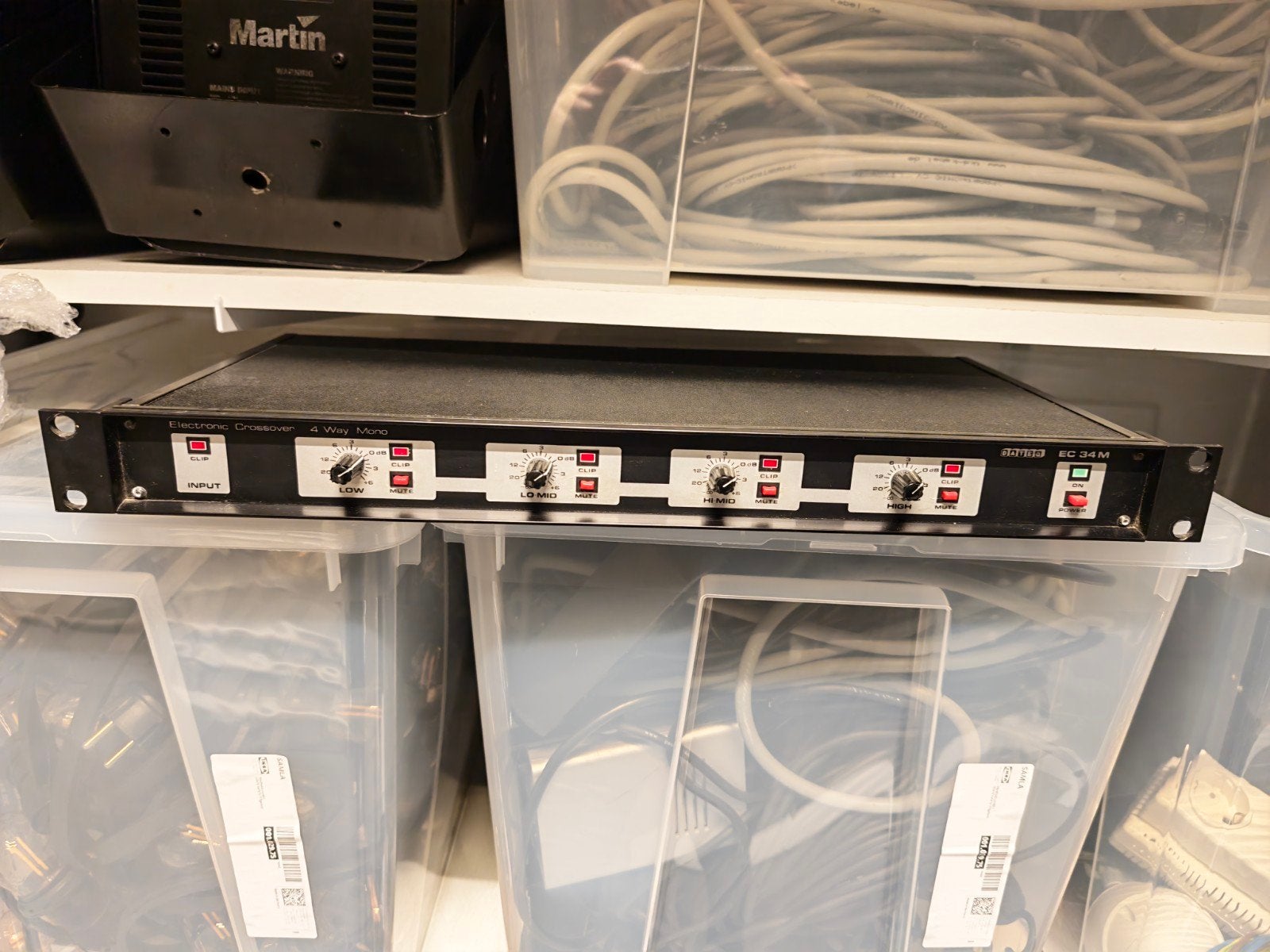 Dateq EC 34M Elektronisch Crossover Netwerk, Audio, Tv en Foto, Ophalen of Verzenden, Gebruikt, Audio