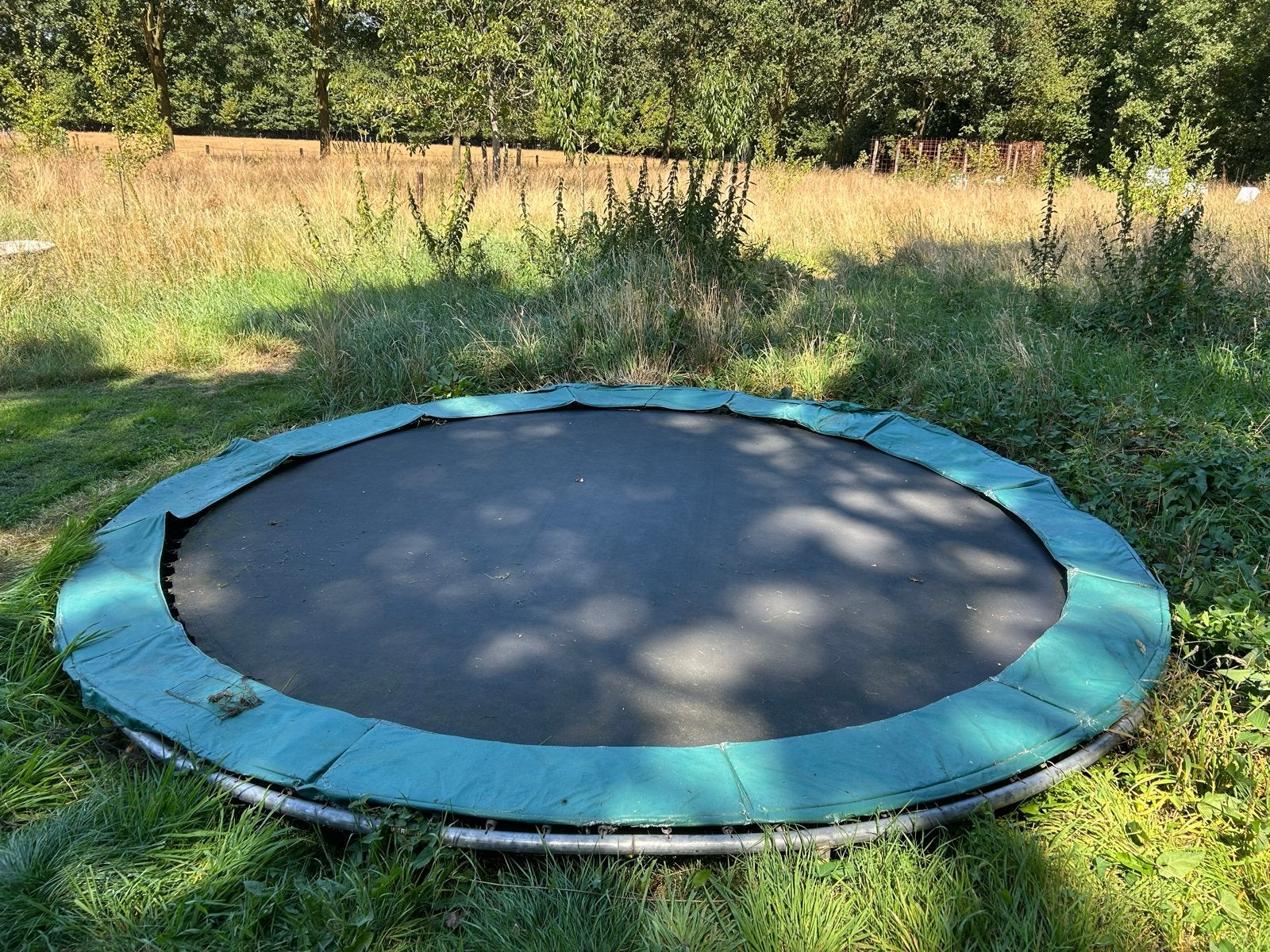 Berg trampoline - Gebruikt, Ophalen, Gebruikt