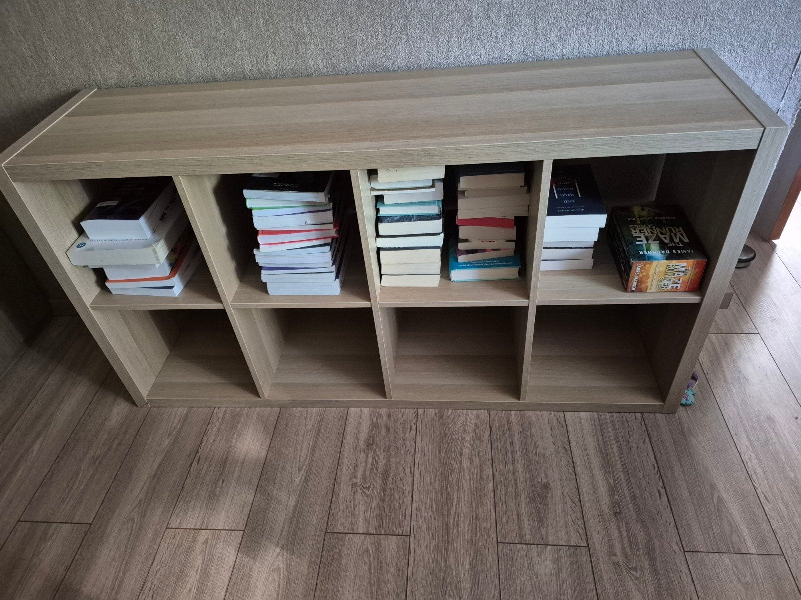 IKEA Kast - Boekenkast met 8 vakken, Ophalen, Met plank(en), Gebruikt, 100 tot 150 cm