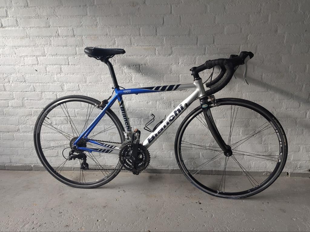 Bianchi racefiets 47cm Aluminium frame, Shimano Sora, Fietsen en Brommers, Fietsen | Racefietsen, 28 inch, Gebruikt, Aluminium