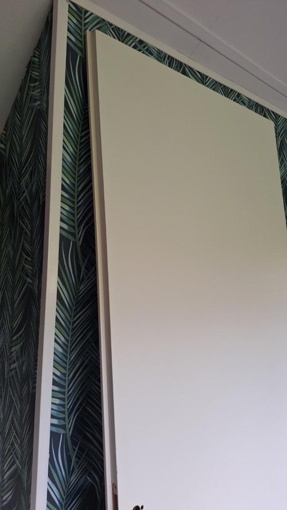 Opdekdeur 232 x 93, Doe-het-zelf en Verbouw, Deuren en Horren, Ophalen of Verzenden, Binnendeur, 215 cm of meer