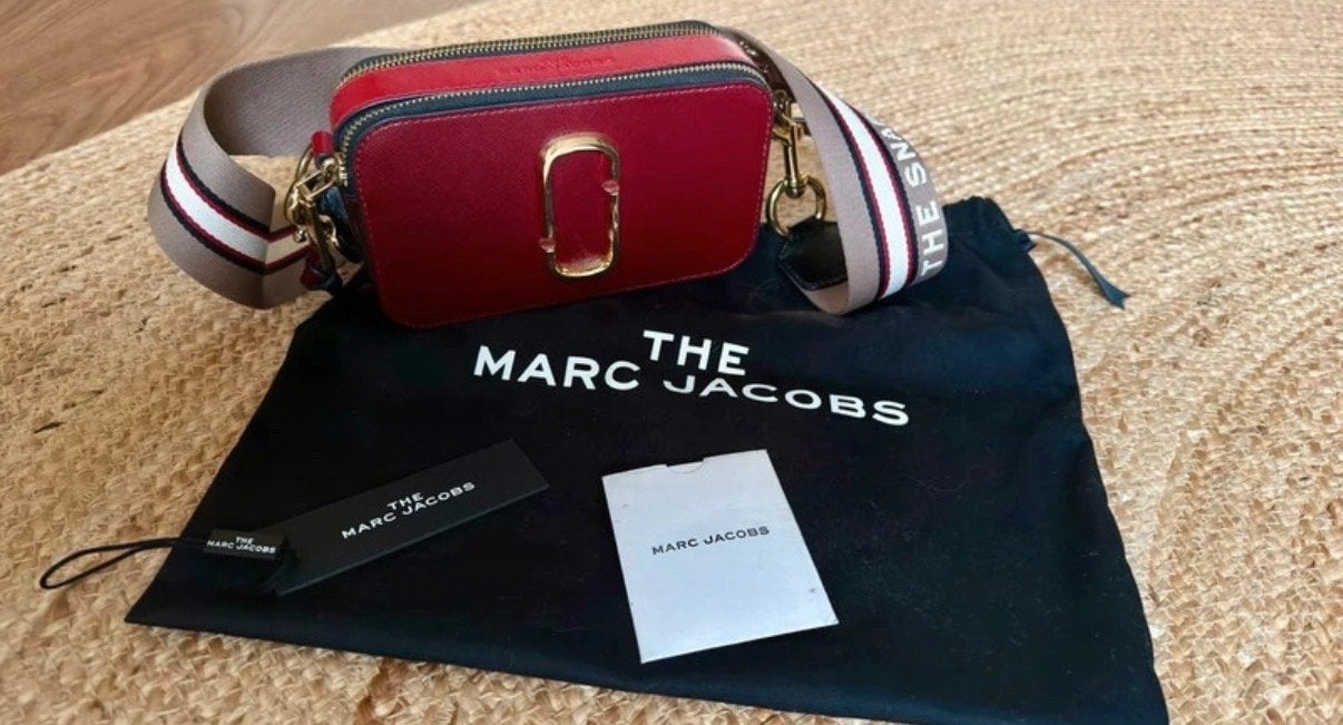 Marc Jacobs Snapshot Camera Bag, Sieraden, Tassen en Uiterlijk, Tassen | Damestassen, Verzenden, Zo goed als nieuw, Rood, Schoudertasje