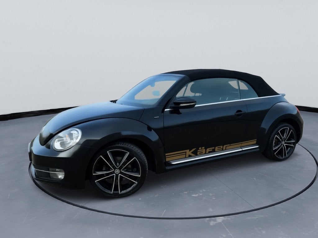 Volkswagen Beetle Cabriolet 1.2 TSI Allstar Zwart Stoelverwa, Auto's, Volkswagen, Voorwielaandrijving, Stof, Gebruikt, Beetle (Kever)
