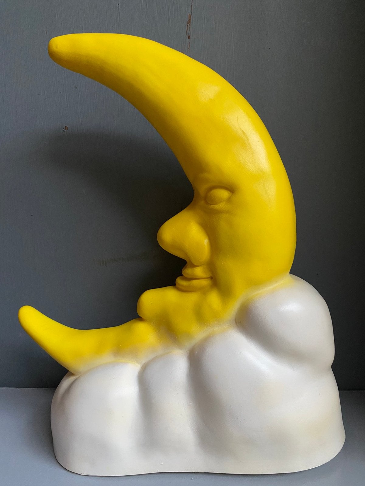 Heico - Vintage Maan Lamp!, Kunststof, Vintage, Kinderlamp, Zo goed als nieuw