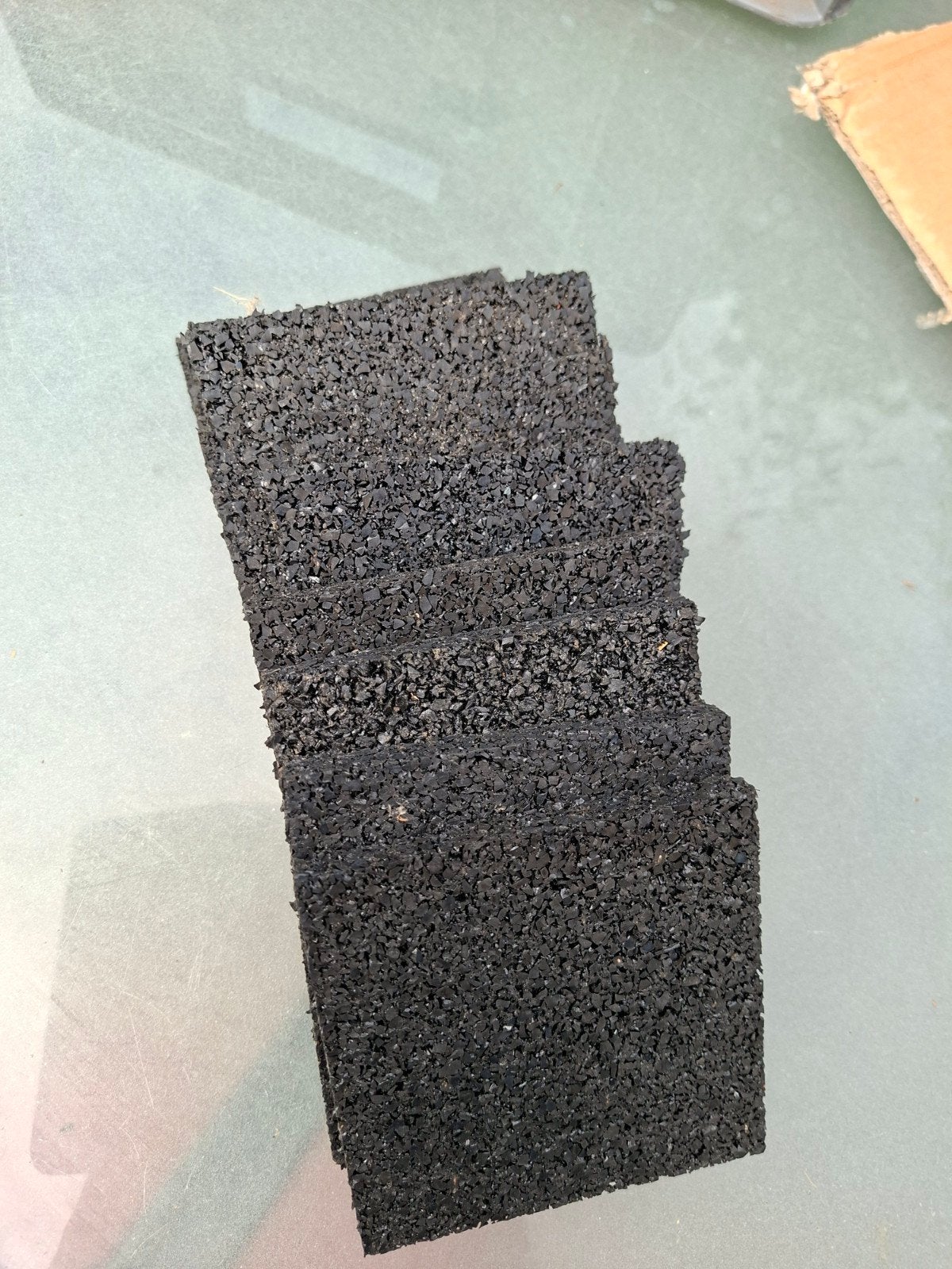8 x Rubberen Tegeldrager / Onderlegger 10x10x1 cm, Ophalen of Verzenden