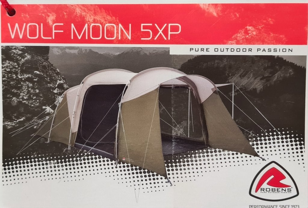 Robens Wolf Moon 5XP Tunneltent - 5 pers. ZGAN, Ophalen, Zo goed als nieuw, Tot en met 5
