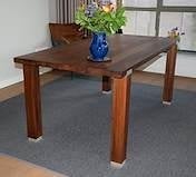 Bert Plantagie design eettafel notenhout 1.80 x 90 cm, Huis en Inrichting, Tafels | Eettafels, Ophalen, Design, 50 tot 100 cm