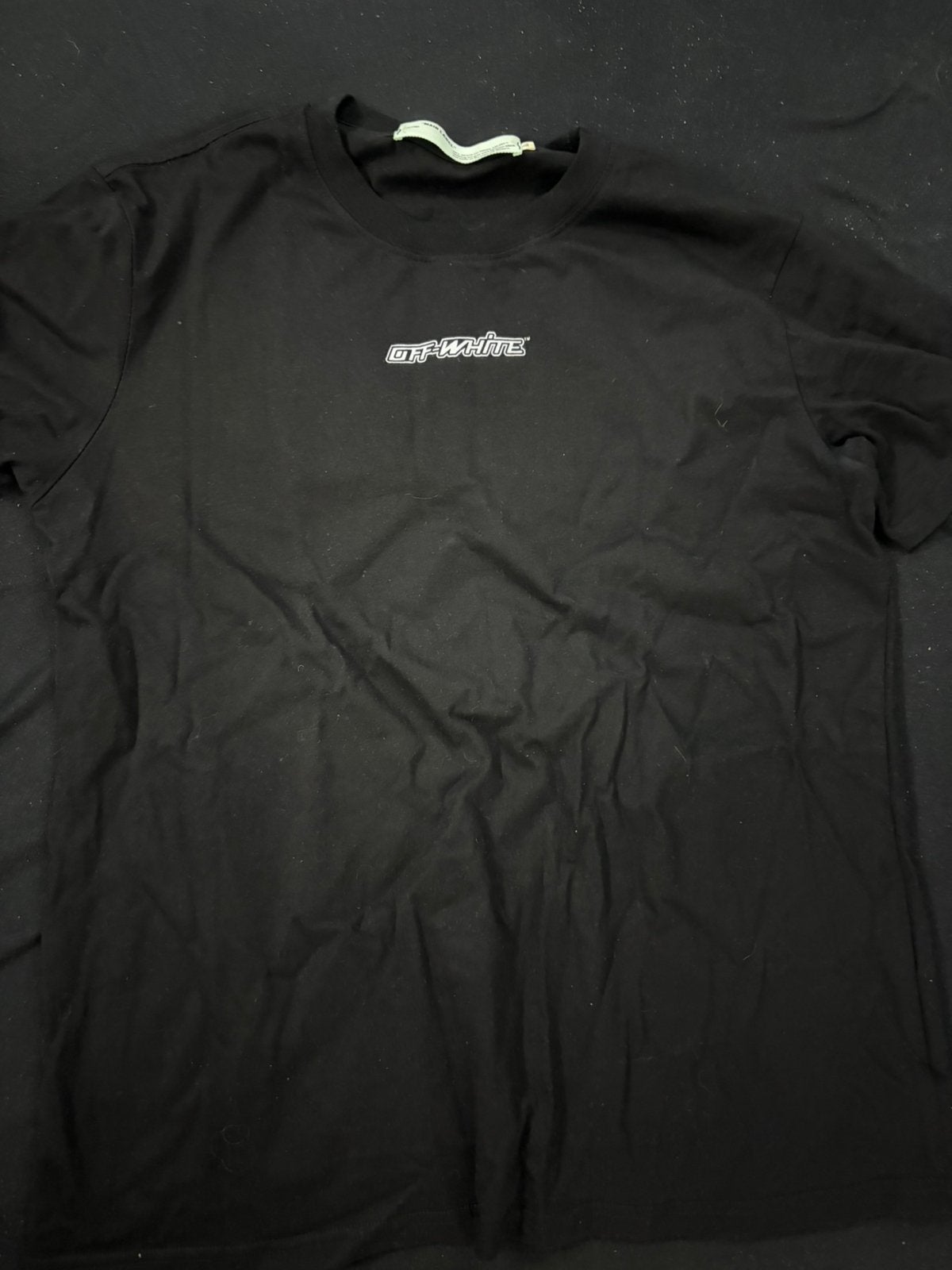 Off white shirt, Kleding | Heren, T-shirts, Ophalen of Verzenden, Zo goed als nieuw, Maat 56/58 (XL), Zwart