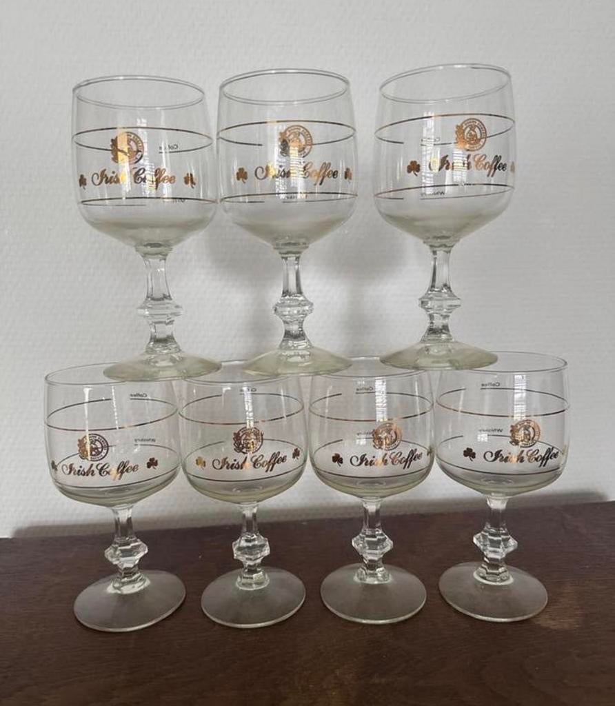 Set van 6 Irish Coffee glazen, Ophalen, Zo goed als nieuw, Overige typen