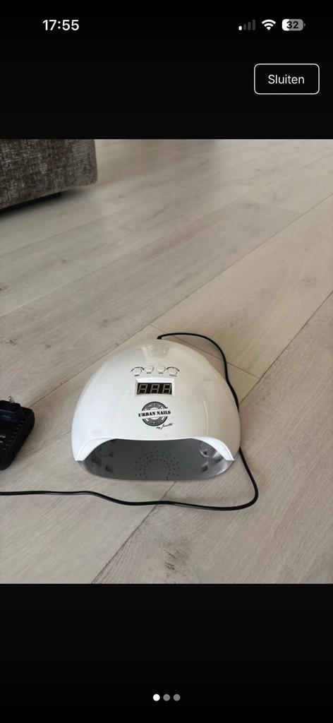 UV Led Lamp Urban Nails, Ophalen of Verzenden, Zo goed als nieuw, Wit, Handen en Nagels