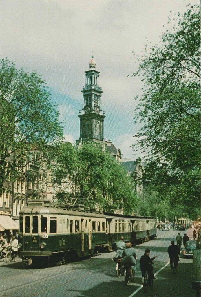 tram naar haarlem, Ophalen of Verzenden, 1960 tot 1980, Ongelopen, Noord-Holland