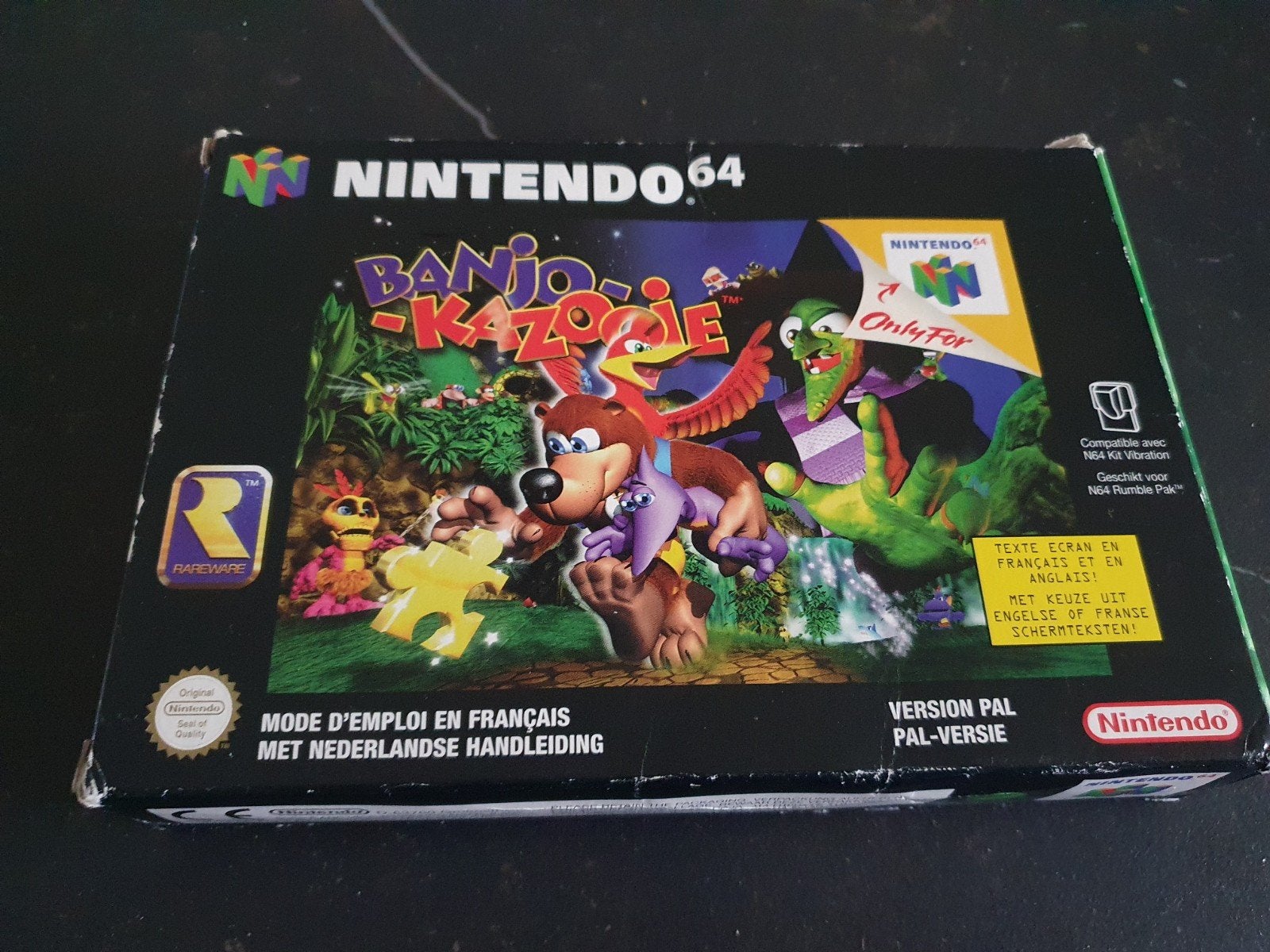 Banjo-Kazooie N64, 1 speler, Ophalen of Verzenden, Zo goed als nieuw, Platform