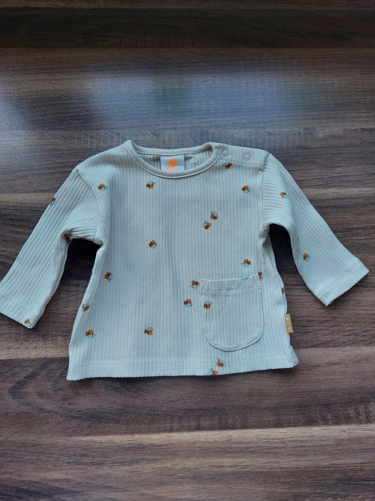 Hema shirt met lange mouwen met bijen maat 56 z.g.a.n., Kinderen en Baby's, Babykleding | Maat 56, Meisje, Ophalen of Verzenden