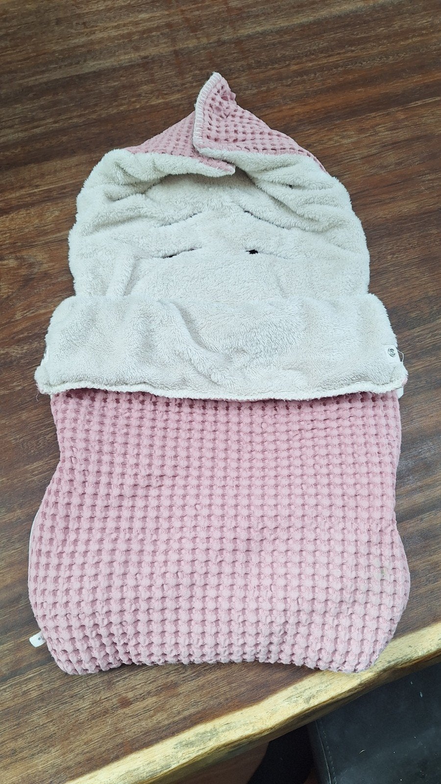 Koeka voetenzak voor in autostoel roze, Kinderen en Baby's, Ophalen of Verzenden, Zo goed als nieuw, 70 tot 85 cm, Overige typen