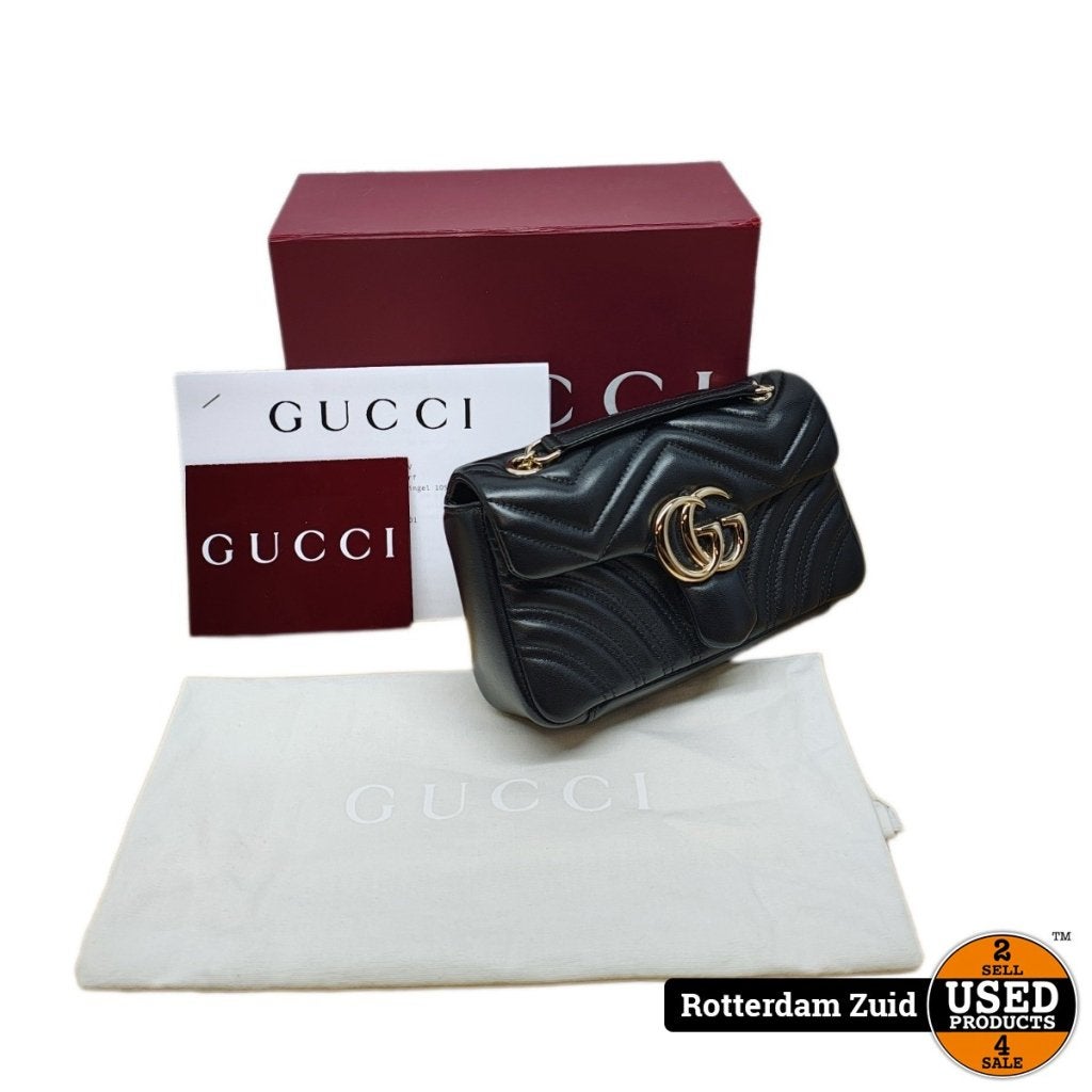 GUCCI GG Marmont small shoulder bag | Nieuwstaat | Incl. bon, Gucci, Gebruikt, Support@gucci.com, 30 Avenue Montaigne
75008 Paris