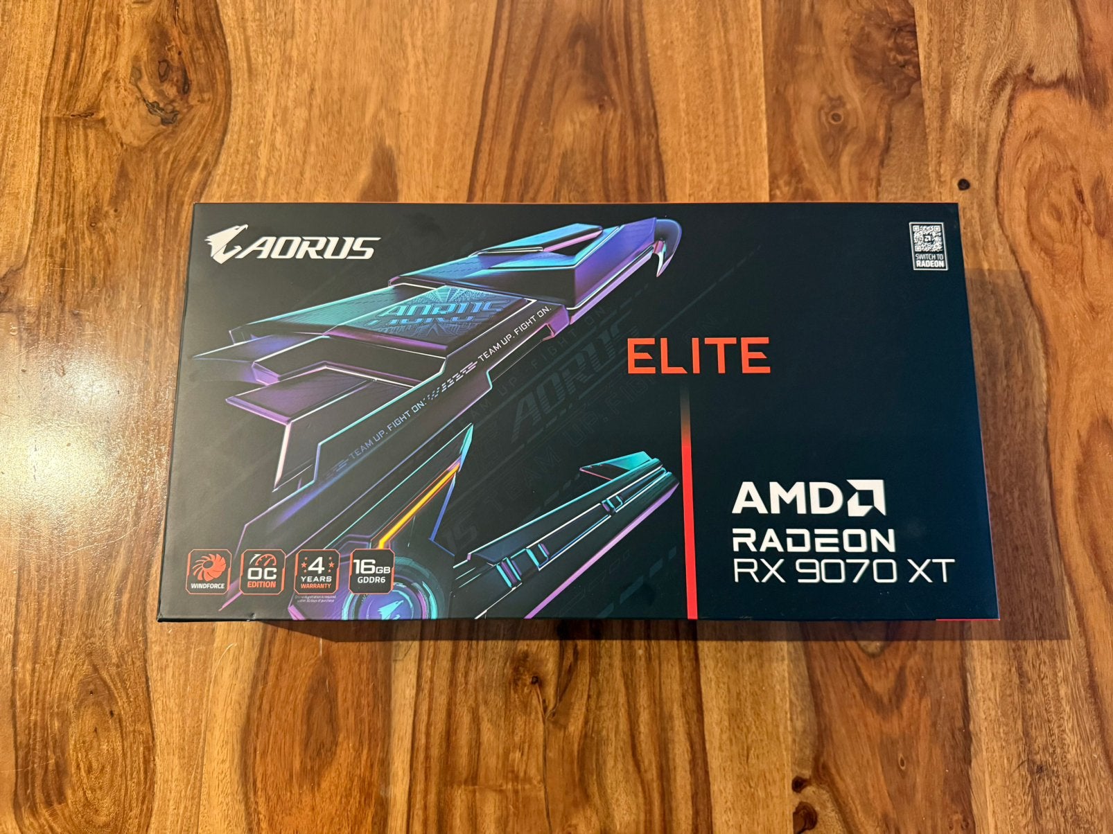 GIGABYTE AORUS ELITE RX 9070 XT OC (MET 30mnd GARANTIE), Ophalen, AMD, GDDR6, Zo goed als nieuw