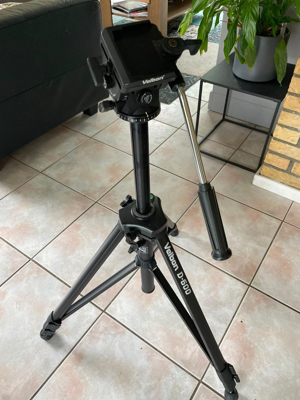 Velbon D-600 statief, Ophalen of Verzenden, Driepoot