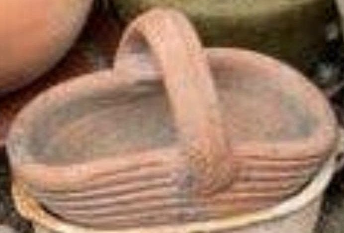 Terracotta bloempot/mandje, Gebruikt, Minder dan 30 cm, Minder dan 60 cm, Ophalen of Verzenden