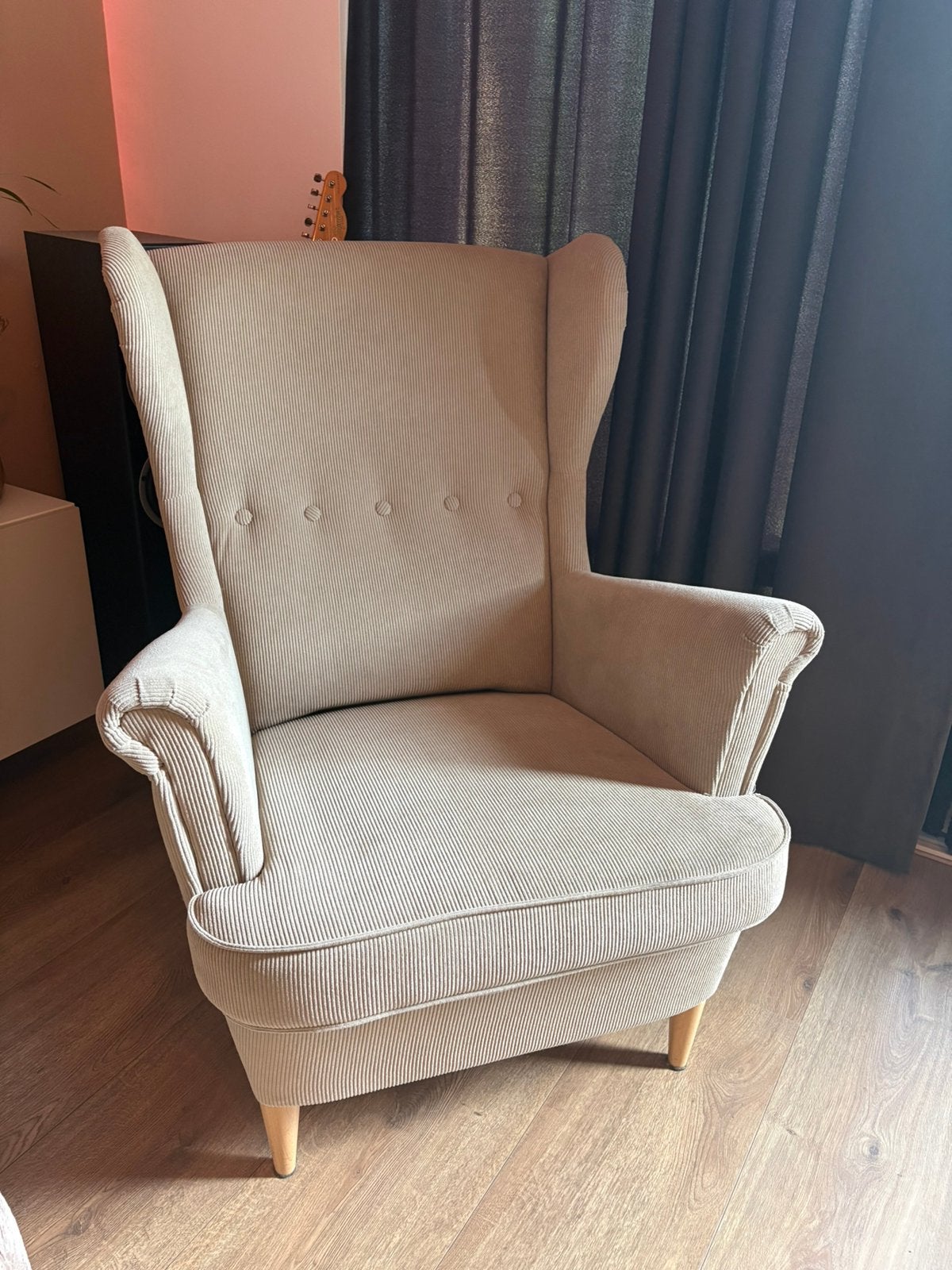 Strandmon ikea fauteuil, Ophalen, Zo goed als nieuw, 75 tot 100 cm, 50 tot 75 cm