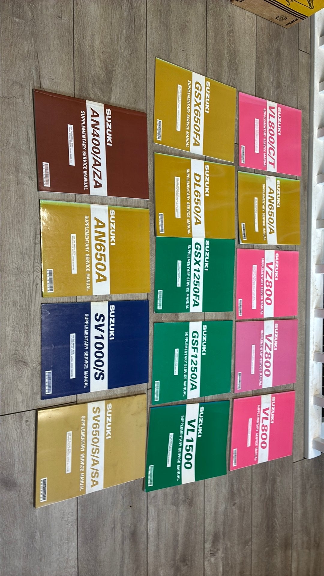 14 x Suzuki supplementary service manual , aanvulling, Ophalen of Verzenden, Suzuki