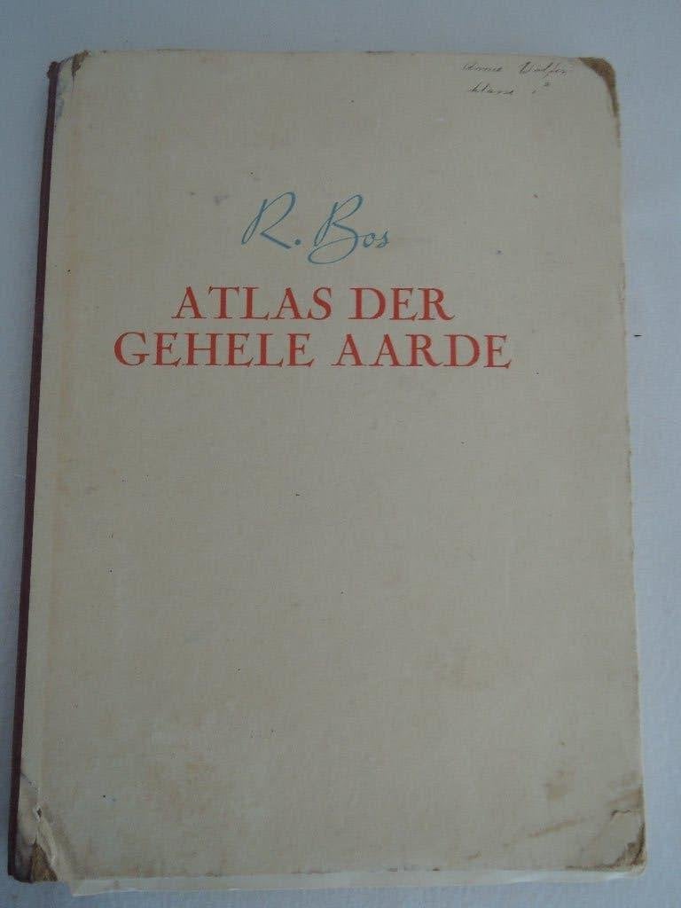 Bos wereldatlas uit 1954, Gelezen, Bosatlas, Ophalen of Verzenden, 1800 tot 2000