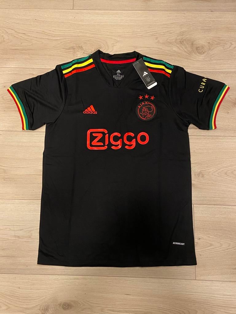 Ajax Jamaica Three Little Birds Shirt - Nieuw - Maat XL, Verzenden, Zwart, Voetbal, Maat 56/58 (XL)