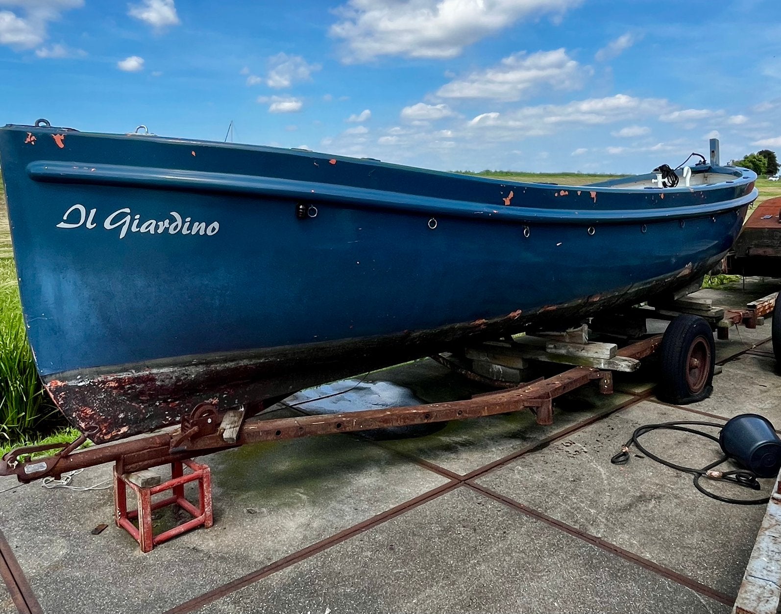 Noorse reddingssloep 8 m | SABB diesel, Watersport en Boten, Ophalen, Gebruikt, Binnenboordmotor, Diesel